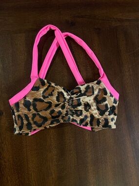 Tiger Friday Belissima Bralette in Lavish (Cheetah and Hot Punk)